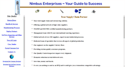 Desktop Screenshot of nimbus-sourcing.com