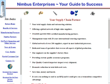 Tablet Screenshot of nimbus-sourcing.com